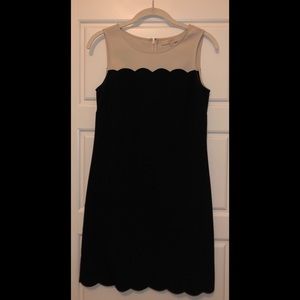 Black and cream dress
